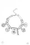 Paparazzi "VIBE to the Rhythm" Blue Fashion Fix Bracelet Paparazzi Jewelry