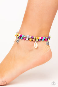 Paparazzi "Buy and SHELL" Multi Anklet Bracelet Paparazzi Jewelry