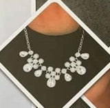 Paparazzi "Demurely Debutante" FASHION FIX White Necklace & Earring Set Paparazzi Jewelry