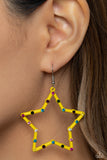 Paparazzi "Confetti Craze" Yellow Earrings Paparazzi Jewelry