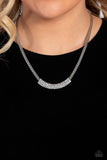 Paparazzi "Swing Dance Dream" White Necklace & Earring Set Paparazzi Jewelry