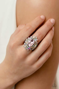 Paparazzi "Dynamic Diadem" Pink Ring Paparazzi Jewelry