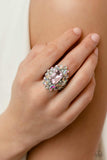 Paparazzi "Dynamic Diadem" Pink Ring Paparazzi Jewelry