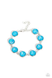 Paparazzi "Enchanted Emblems" Blue Bracelet Paparazzi Jewelry