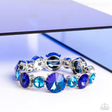 Paparazzi "Refreshing Radiance" Blue Exclusive Bracelet Paparazzi Jewelry