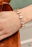 Paparazzi "Exclusively Extravagant" Gold Fashion Fix Bracelet Paparazzi Jewelry