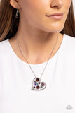 Paparazzi "Romantic Recognition" Purple Necklace & Earring Set Paparazzi Jewelry