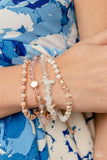 Paparazzi "Dewy Delight" Rose Gold Fashion Fix Bracelet Paparazzi Jewelry