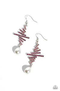 Paparazzi "Timeless Tapestry" Pink Earrings Paparazzi Jewelry