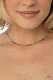 Paparazzi "Floral Catwalk" Multi Choker Necklace & Earring Set Paparazzi Jewelry