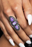 Paparazzi "Strut Your STUDS" Purple Ring Paparazzi Jewelry