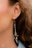 Paparazzi "Iconic Impression" Silver Fashion Fix Earrings Paparazzi Jewelry