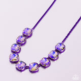 Paparazzi "Combustible Command" Purple Necklace & Earring Set Paparazzi Jewelry