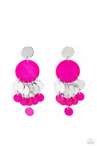 Paparazzi "SHELL of the Ball" Pink Post Earrings Paparazzi Jewelry