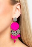 Paparazzi "SHELL of the Ball" Pink Post Earrings Paparazzi Jewelry