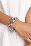 Paparazzi "Pact of Petals" Purple Bracelet Paparazzi Jewelry
