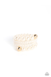 Paparazzi "Pleasing Pirouette" Gold Bracelet Paparazzi Jewelry