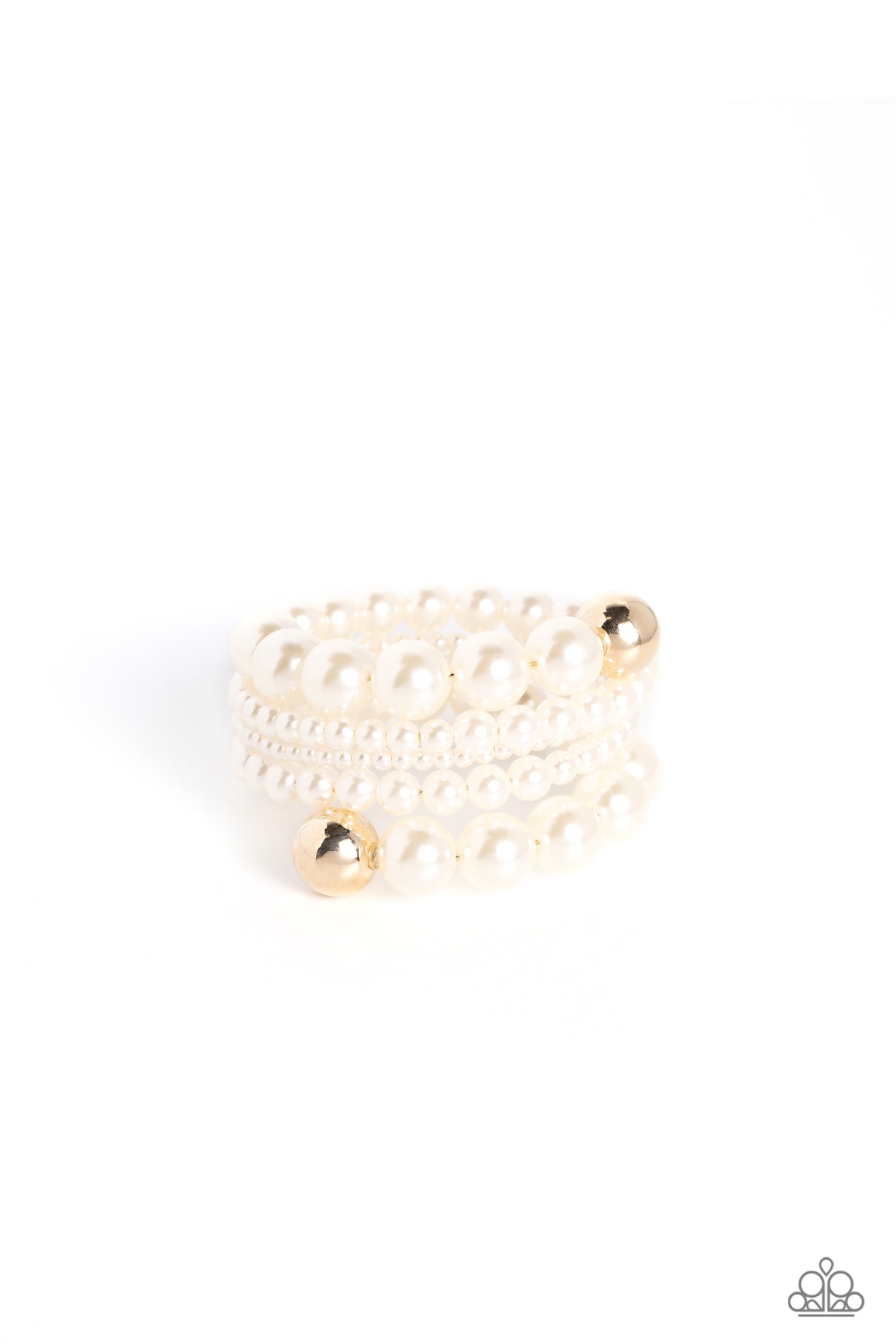 Paparazzi "High Fashion" Gold Hammered Design Cuff Bracelet