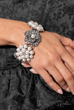 Paparazzi "Self-Made" White 2023 Zi Collection Bracelet Paparazzi Jewelry