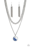 Paparazzi "Night and Day" Blue Necklace & Earring Set Paparazzi Jewelry