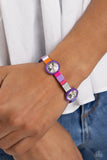 Paparazzi "Multicolored Madness" Purple Bracelet Paparazzi Jewelry