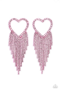 Paparazzi "Sumptuous Sweethearts" Pink Post Earrings Paparazzi Jewelry