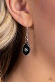 Paparazzi "Pressed Flowers" Black Necklace & Earring Set Paparazzi Jewelry