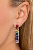 Paparazzi "Hypnotic Heart Attack" Multi 079XX Earrings Paparazzi Jewelry