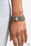Paparazzi "PAW-sitive Thinking" Blue Bracelet Paparazzi Jewelry