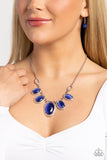 Paparazzi "A BEAM Come True" Blue Necklace & Earring Set Paparazzi Jewelry