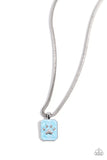 Paparazzi "PAW to the Line" Blue Necklace & Earring Set Paparazzi Jewelry