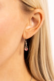 Paparazzi "FLIRT No More" Pink Necklace & Earring Set Paparazzi Jewelry