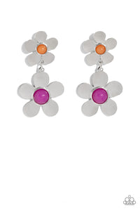 Paparazzi "Fashionable Florals" Pink Post Earrings Paparazzi Jewelry