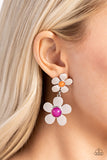 Paparazzi "Fashionable Florals" Pink Post Earrings Paparazzi Jewelry