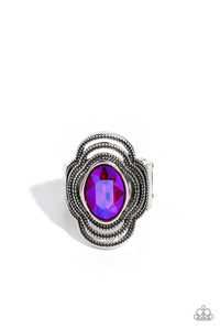 Paparazzi "Entrancing Edge" Pink Ring Paparazzi Jewelry