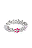 Paparazzi "Floral Fair" Pink Bracelet Paparazzi Jewelry