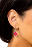 Paparazzi "Floral Fever" Pink Necklace & Earring Set Paparazzi Jewelry