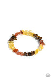 Paparazzi "Sculpted Showcase" Brown Bracelet Paparazzi Jewelry