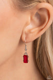 Paparazzi "Elite Emeralds" Red Necklace & Earring Set Paparazzi Jewelry