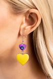 Paparazzi "Flirting with Fashion" Purple Earrings Paparazzi Jewelry