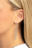 Paparazzi "Mans Best Friend" Silver Necklace & Earring Set Paparazzi Jewelry