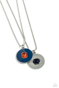 Paparazzi "Cryptic Couture" Blue Necklace & Earring Set Paparazzi Jewelry