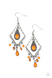 Paparazzi "Southern Sunsets" Orange Earrings Paparazzi Jewelry