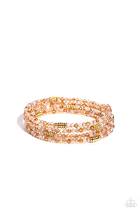 Paparazzi "Dreamy Debut" Gold Bracelet Paparazzi Jewelry