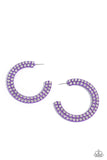 Paparazzi "Flawless Fashion" Purple Post Earrings Paparazzi Jewelry
