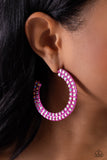 Paparazzi "Flawless Fashion" Pink Post Earrings Paparazzi Jewelry
