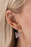 Paparazzi "Lyrical Layers" Pink Post Earrings Paparazzi Jewelry