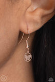 Paparazzi "Fluttering Festival" Rose Gold Choker Necklace & Earring Set Paparazzi Jewelry