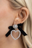Paparazzi "BOW and Then" Black Post Earrings Paparazzi Jewelry