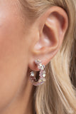 Paparazzi "Floral Focus" Pink Post Earrings Paparazzi Jewelry